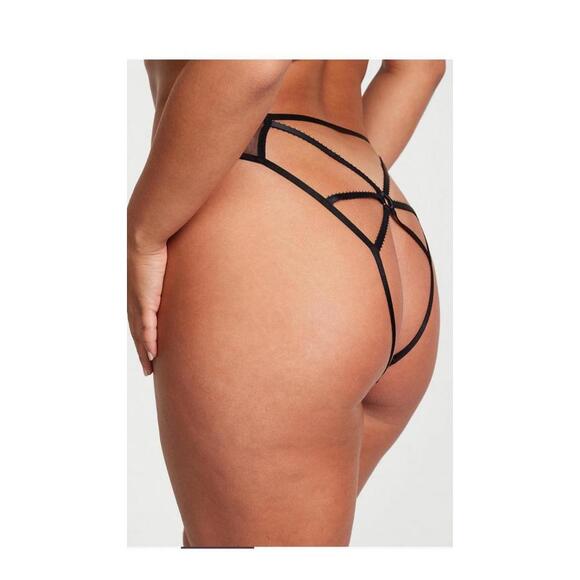 NWT Victoria’s Secret set Very Sexy Cherry Embroidery Corset 34C & Panty Sz S - Picture 7 of 8